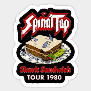 Shark Sandwich Tour 1980 Sticker